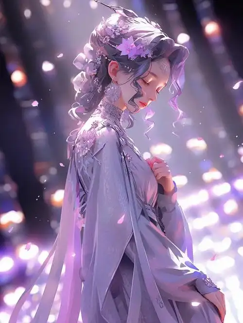 画廊 樱树下的长椅